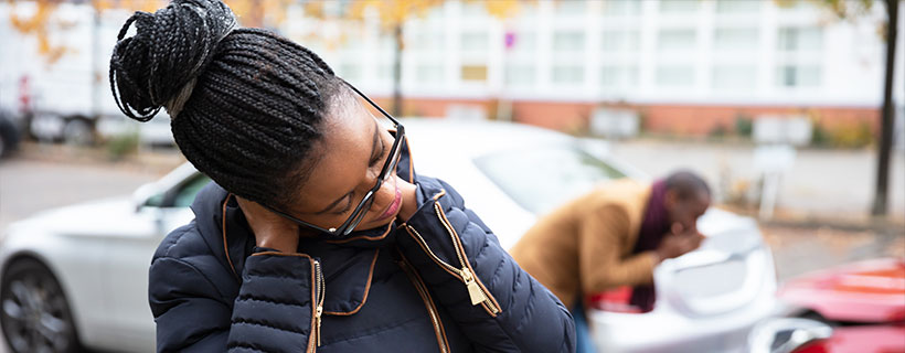 patient with pinched nerve in need of auto accident injury care in Allen